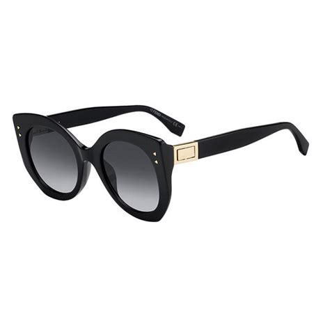 fendi ff 0265/s 807|Fendi Dark Gray Gradient Geometric Ladies Sunglasses FE .